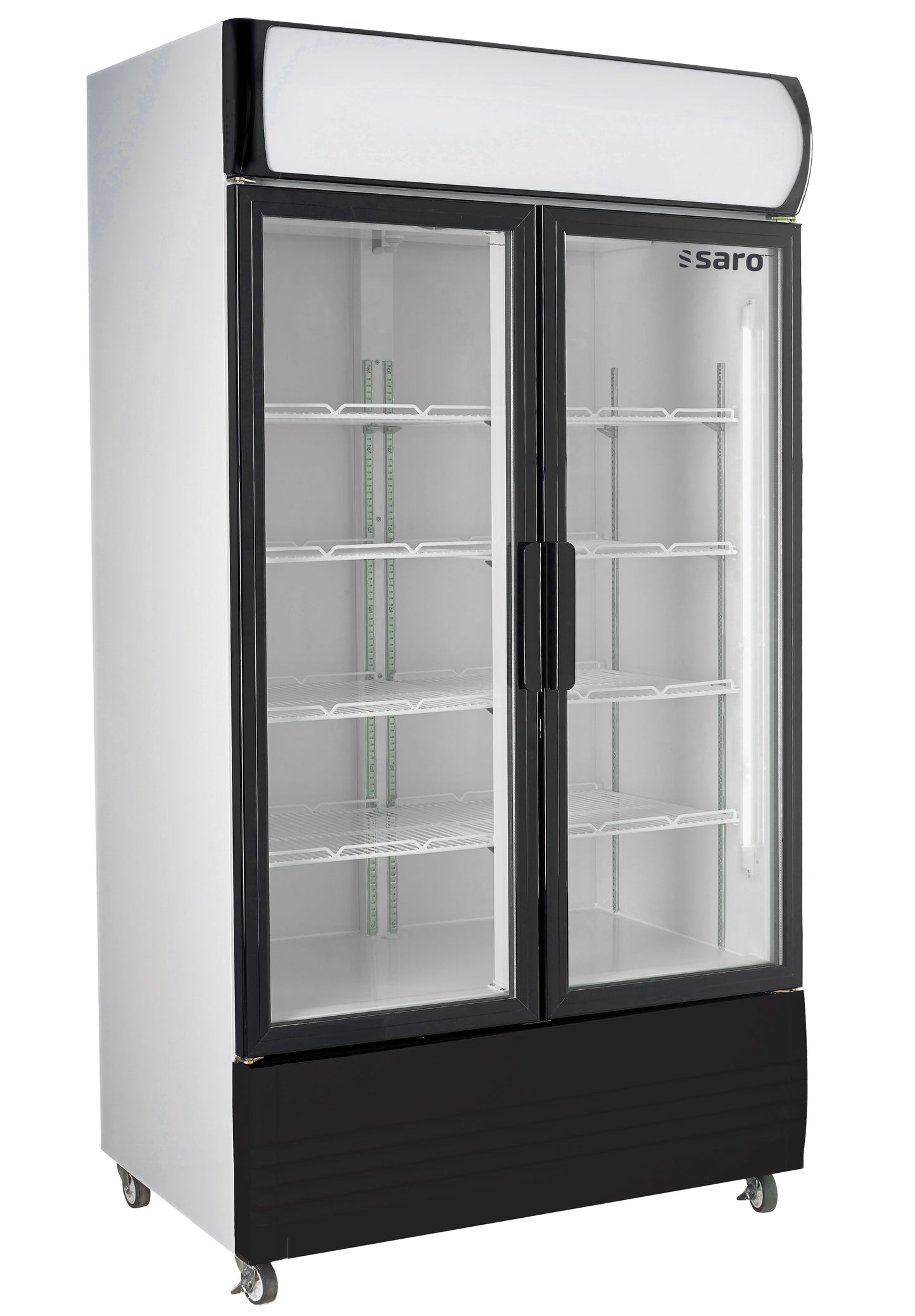 SARO Kühlschrank, 2 Glastüren, Werbetafel, GTK 580