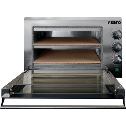 SARO Mini-Pizzaofen für 2 Pizzen, Modell ETNA 2