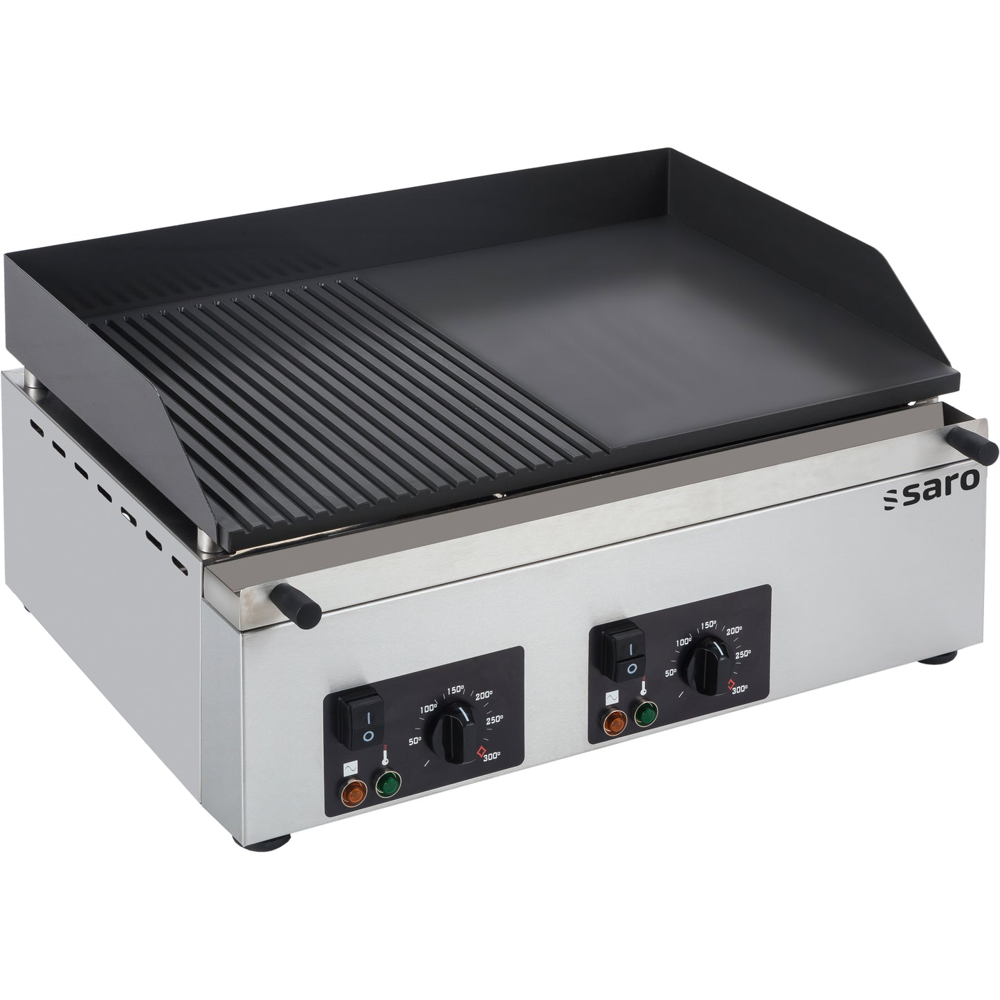 SARO Griddleplatte 1/2 gerillt, Modell GPK 610