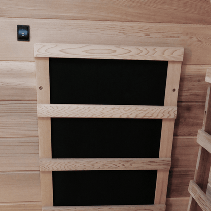 Dewello Infrarotkabine PIERSON PRO Hemlock Zeder 100x100 bei TroniTechnik