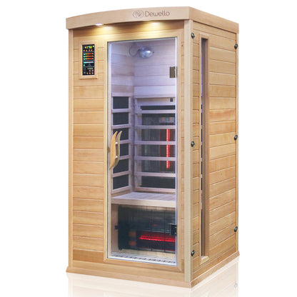 Dewello Infrarotkabine PIERSON PRO Hemlock Zeder 100x100 bei TroniTechnik