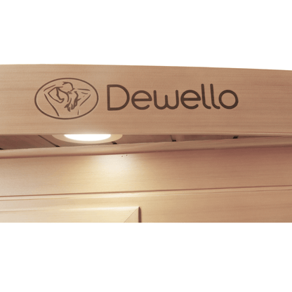 Dewello Infrarotkabine PIERSON PRO Hemlock Zeder 100x100 bei TroniTechnik