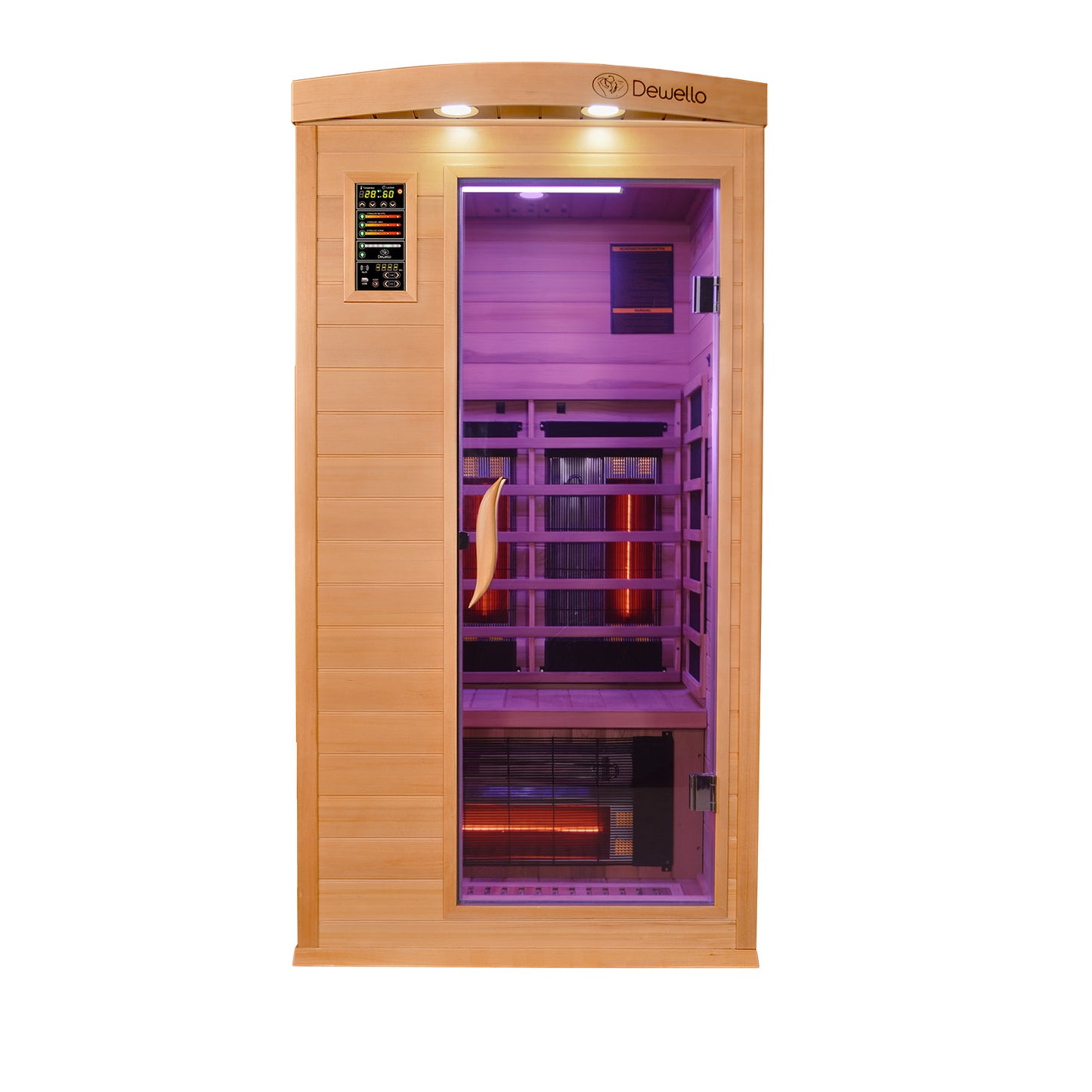 Dewello Infrarotkabine PIERSON PRO Hemlock Zeder 100x100 bei TroniTechnik