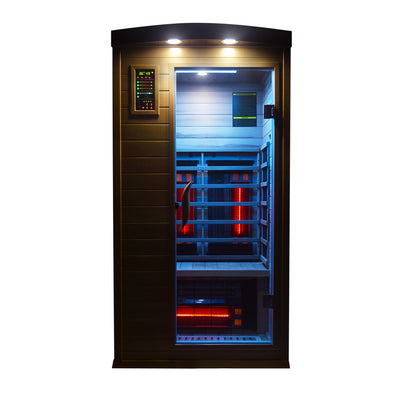 Dewello Infrarotkabine PIERSON PRO Hemlock Zeder 100x100 bei TroniTechnik