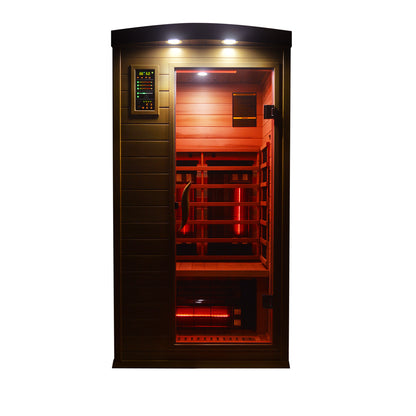 Dewello Infrarotkabine PIERSON PRO Hemlock Zeder 100x100 bei TroniTechnik