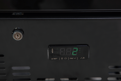 KBS Gastrotechnik Glastürtiefkühlschrank TK 402 GDU schwarz