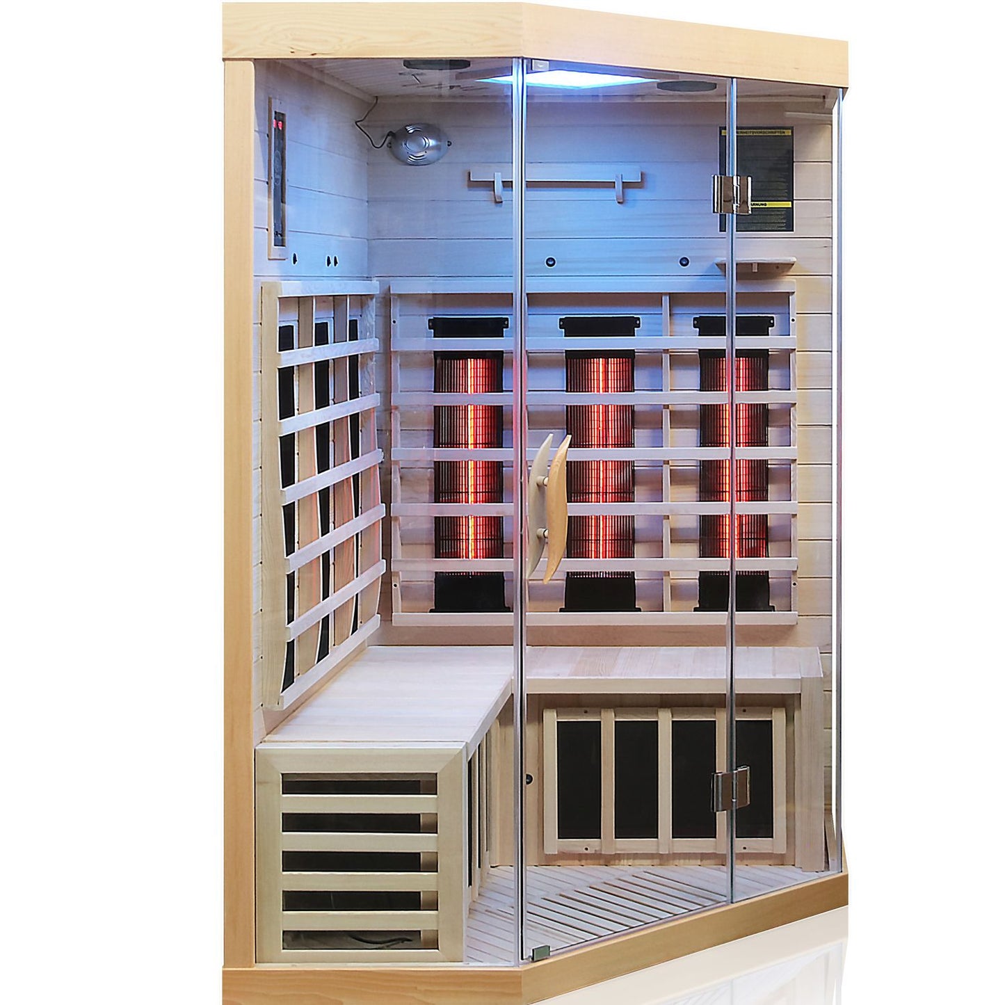 Dewello Infrarotkabine BRANDON 120x120 Dual-Therm bei TroniTechnik