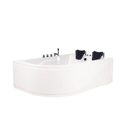 Home Deluxe Indoor Whirlpool für 2 Personen BLUE OCEAN XL - 180 x 120 cm Links