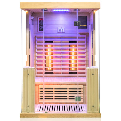 Dewello Infrarotkabine KINGSTON 130x105 bei TroniTechnik