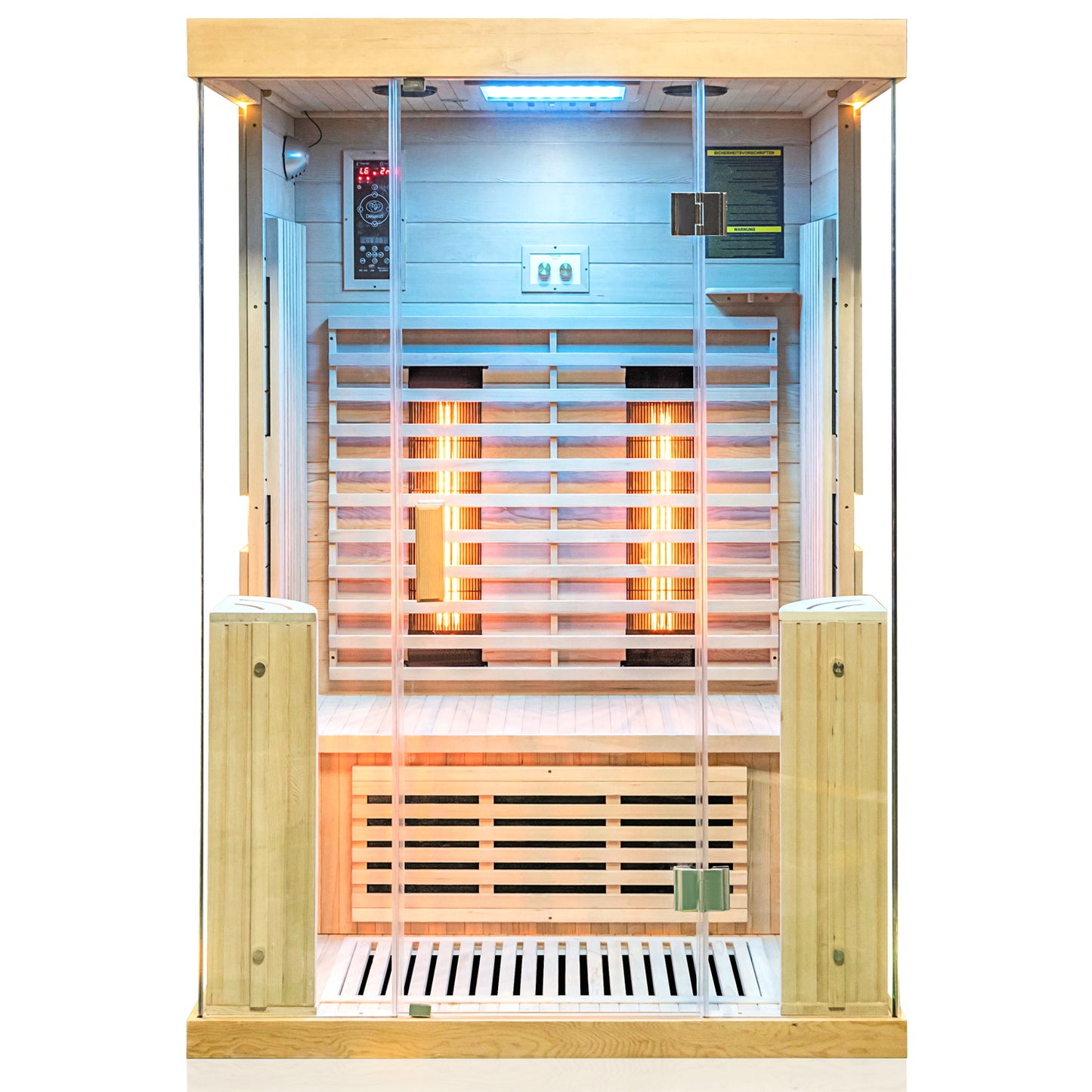 Dewello Infrarotkabine KINGSTON 130x105 bei TroniTechnik