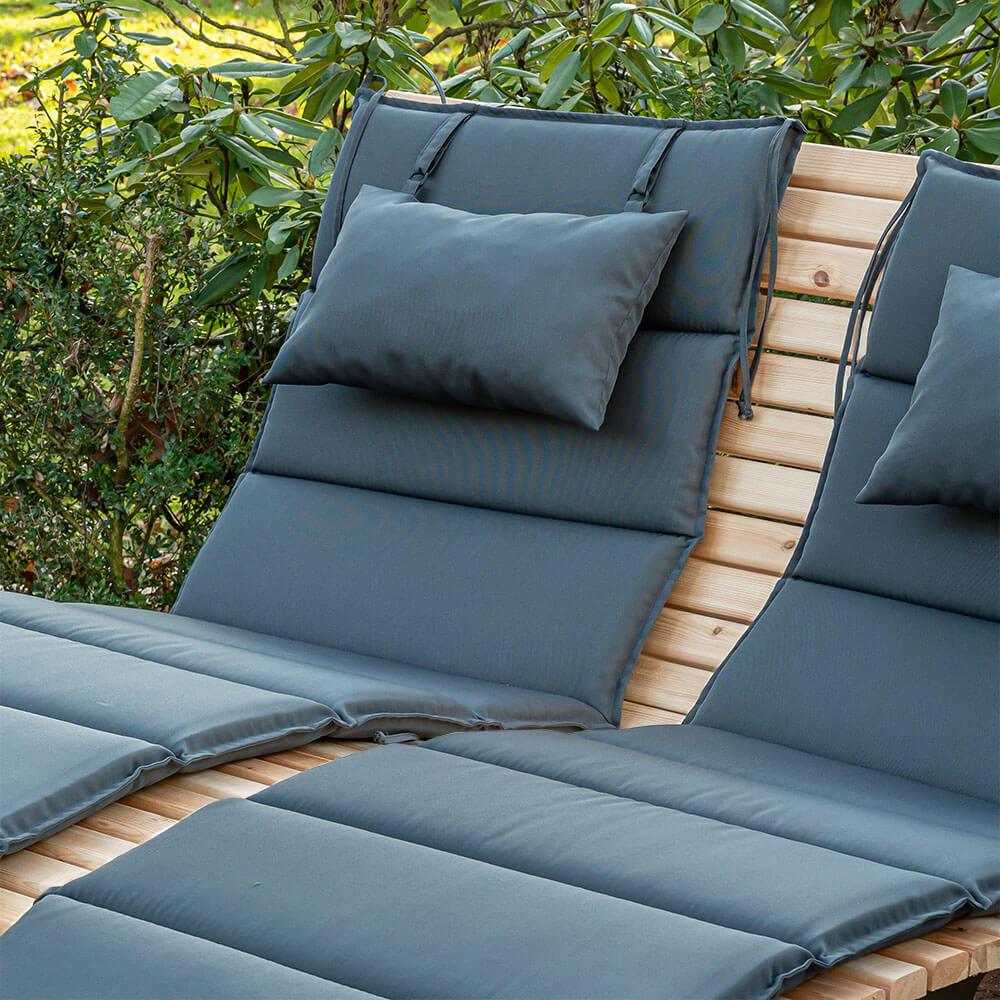 Home Deluxe Wellenholzliege/Waldsofa inkl. 1x Auflage TAIGA