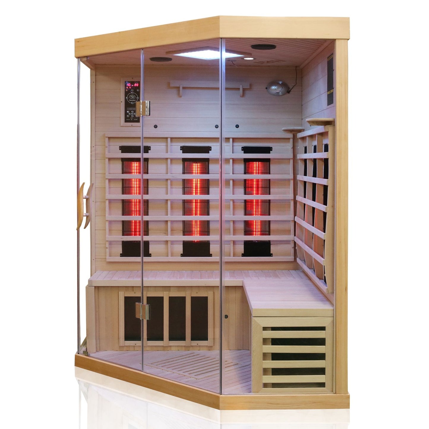Dewello Infrarotkabine BRANDON 140x140 Dual-Therm bei TroniTechnik