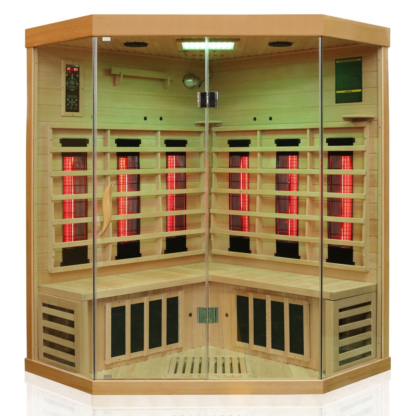 Dewello Infrarotkabine BRANDON 140x140 Dual-Therm bei TroniTechnik