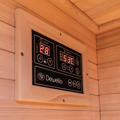 Dewello Infrarotkabine CALGARY 115cm x 105cm bei TroniTechnik