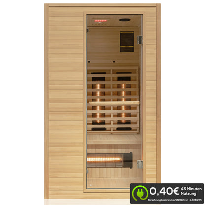 Dewello Infrarotkabine CALGARY 115cm x 105cm bei TroniTechnik