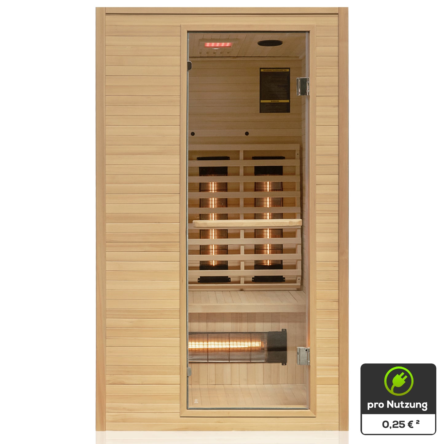 Dewello Infrarotkabine CALGARY 115cm x 105cm bei TroniTechnik