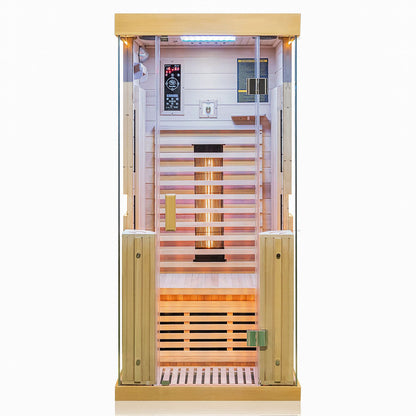 Dewello Infrarotkabine KINGSTON 90x90 bei TroniTechnik