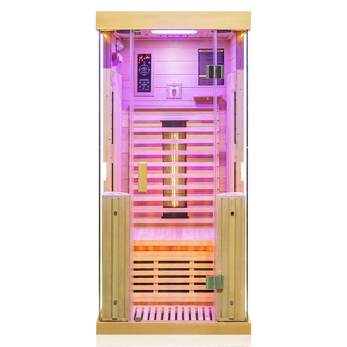 Dewello Infrarotkabine KINGSTON 90x90 bei TroniTechnik
