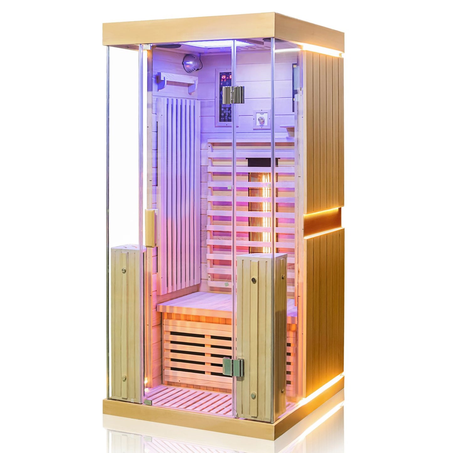 Dewello Infrarotkabine KINGSTON 90x90 bei TroniTechnik