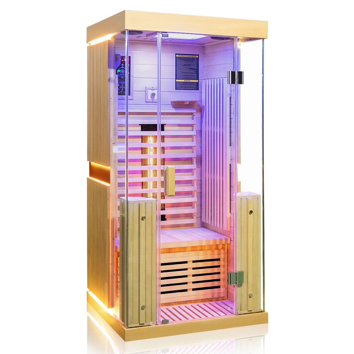 Dewello Infrarotkabine KINGSTON 90x90 bei TroniTechnik