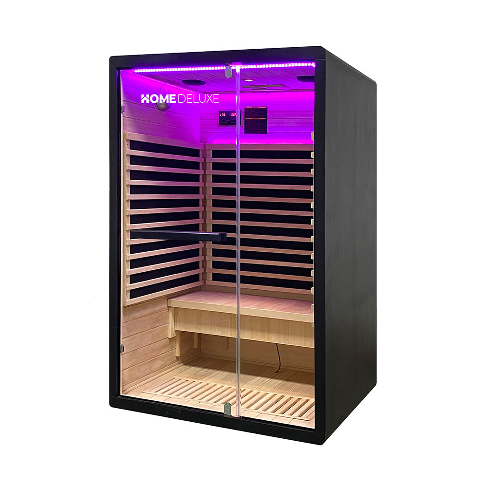 Home Deluxe Infrarotkabine NERO M - 190 x 120 cm für 2 Personen
