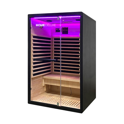 Home Deluxe Infrarotkabine NERO M - 190 x 120 cm für 2 Personen