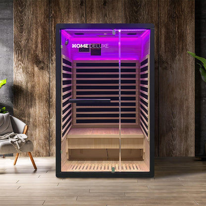 Home Deluxe Infrarotkabine NERO M - 190 x 120 cm für 2 Personen