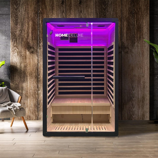 Home Deluxe Infrarotkabine NERO M - 190 x 120 cm für 2 Personen