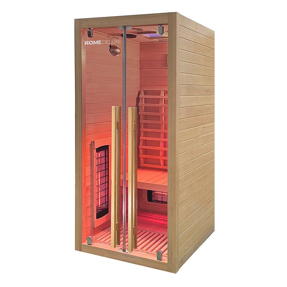 Home Deluxe Infrarotkabine SONORA S - 90 x 90 cm für 1 Person