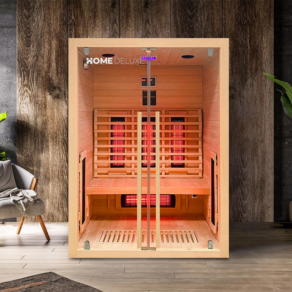 Home Deluxe Infrarotkabine SONORA M - 135 x 105 cm für 2 Personen