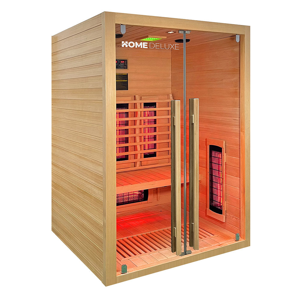 Home Deluxe Infrarotkabine SONORA M - 135 x 105 cm für 2 Personen