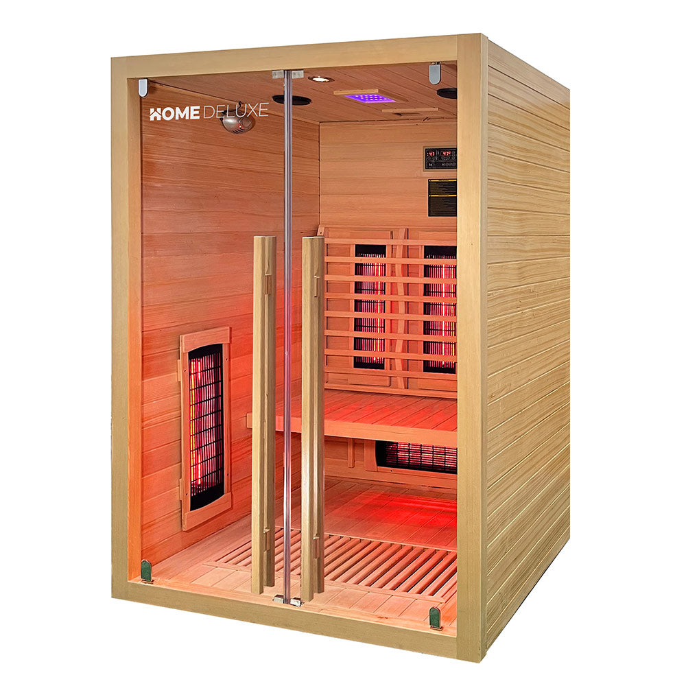 Home Deluxe Infrarotkabine SONORA M - 135 x 105 cm für 2 Personen