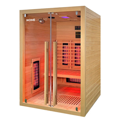 Home Deluxe Infrarotkabine SONORA M - 135 x 105 cm für 2 Personen