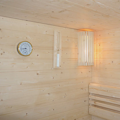 Home Deluxe Traditionelle Sauna SHADOW M - 120 x 120 cm für 2 Personen
