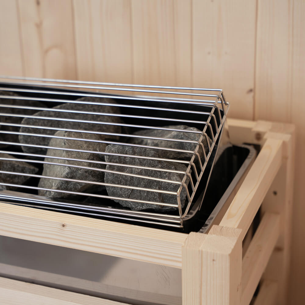 Home Deluxe Traditionelle Sauna SHADOW L - 150 x 120 cm für 3 Personen