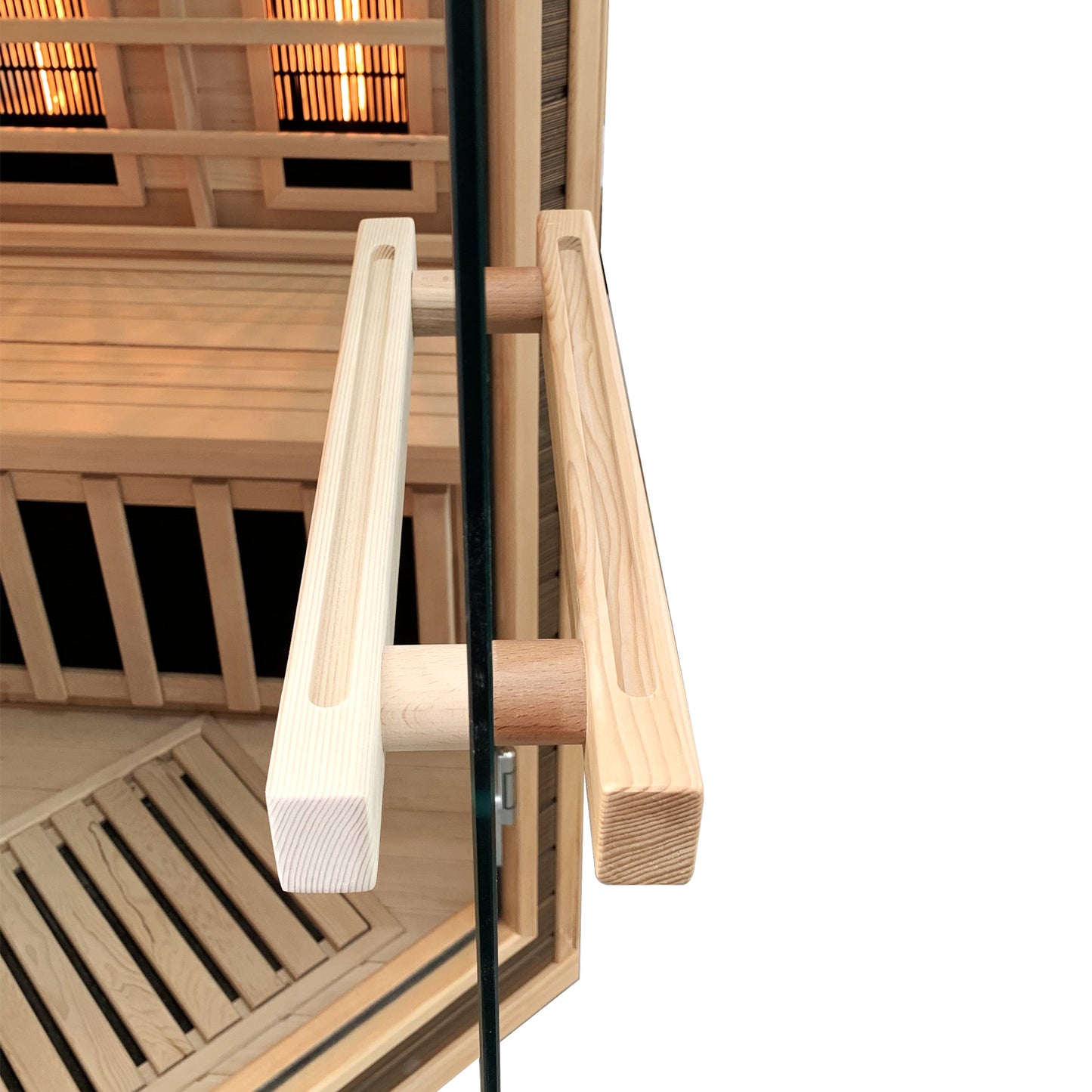 Dewello Infrarotkabine MONTREAL 120x120 Dual-Therm bei TroniTechnik
