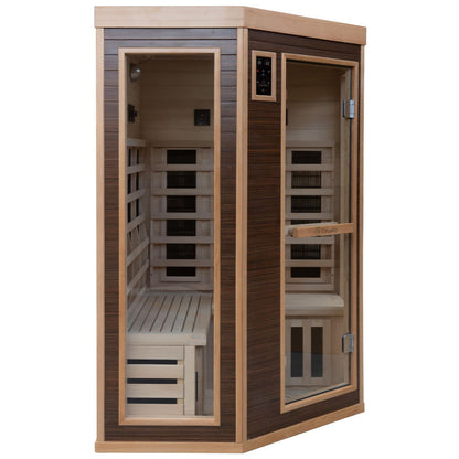 Dewello Infrarotkabine MONTREAL 120x120 Dual-Therm bei TroniTechnik