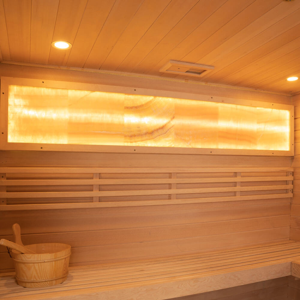 Home Deluxe Traditionelle Sauna NEOLA - 200 x 160 cm für 5 Personen