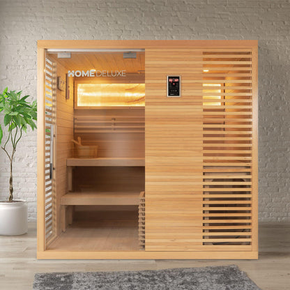 Home Deluxe Traditionelle Sauna NEOLA - 200 x 160 cm für 5 Personen
