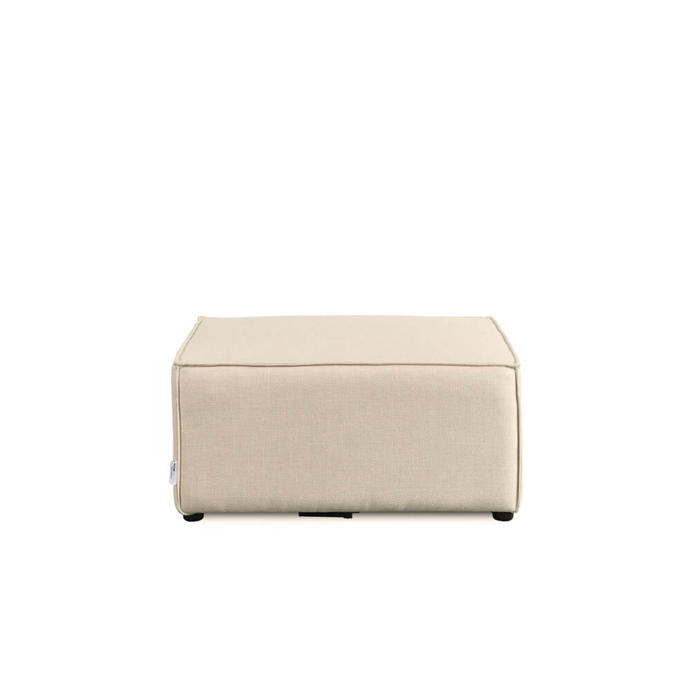 Home Deluxe Modulares Sofa Hocker VERONA - 87 x 87 cm Beige