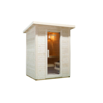 Home Deluxe Saunahaus Outdoor TALO M - 191 x 157 cm für 3 Personen