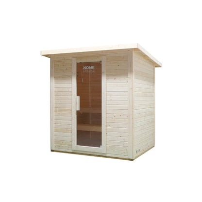 Home Deluxe Saunahaus Outdoor TALO L - 221 x 217 cm für 4 Personen
