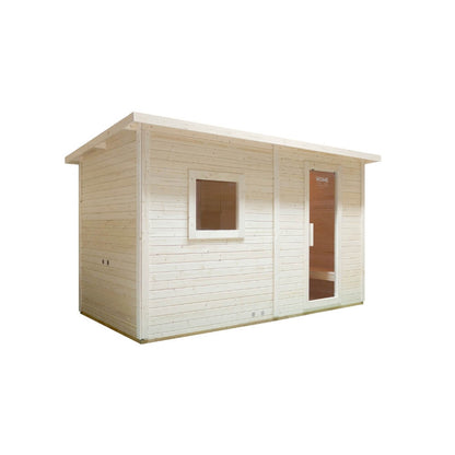 Home Deluxe Saunahaus Outdoor mit Vorraum TALO XL - 400 x 217 cm für 5 Personen