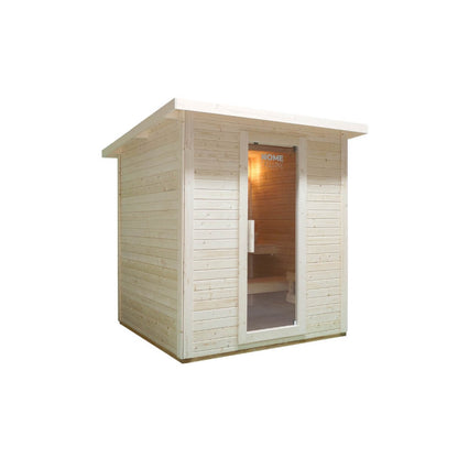 Home Deluxe Saunahaus Outdoor TALO L - 221 x 217 cm für 4 Personen