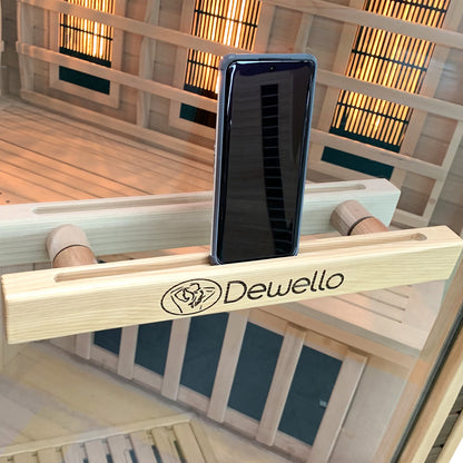 Dewello Infrarotkabine MONTREAL 140x140 Dual-Therm bei TroniTechnik