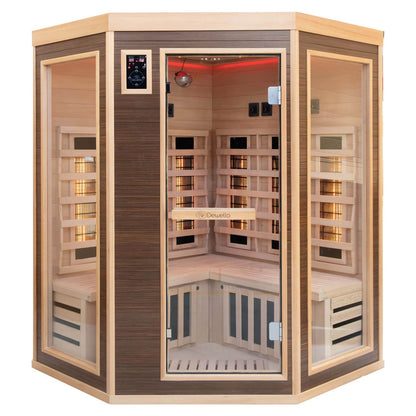 Dewello Infrarotkabine MONTREAL 140x140 Dual-Therm bei TroniTechnik