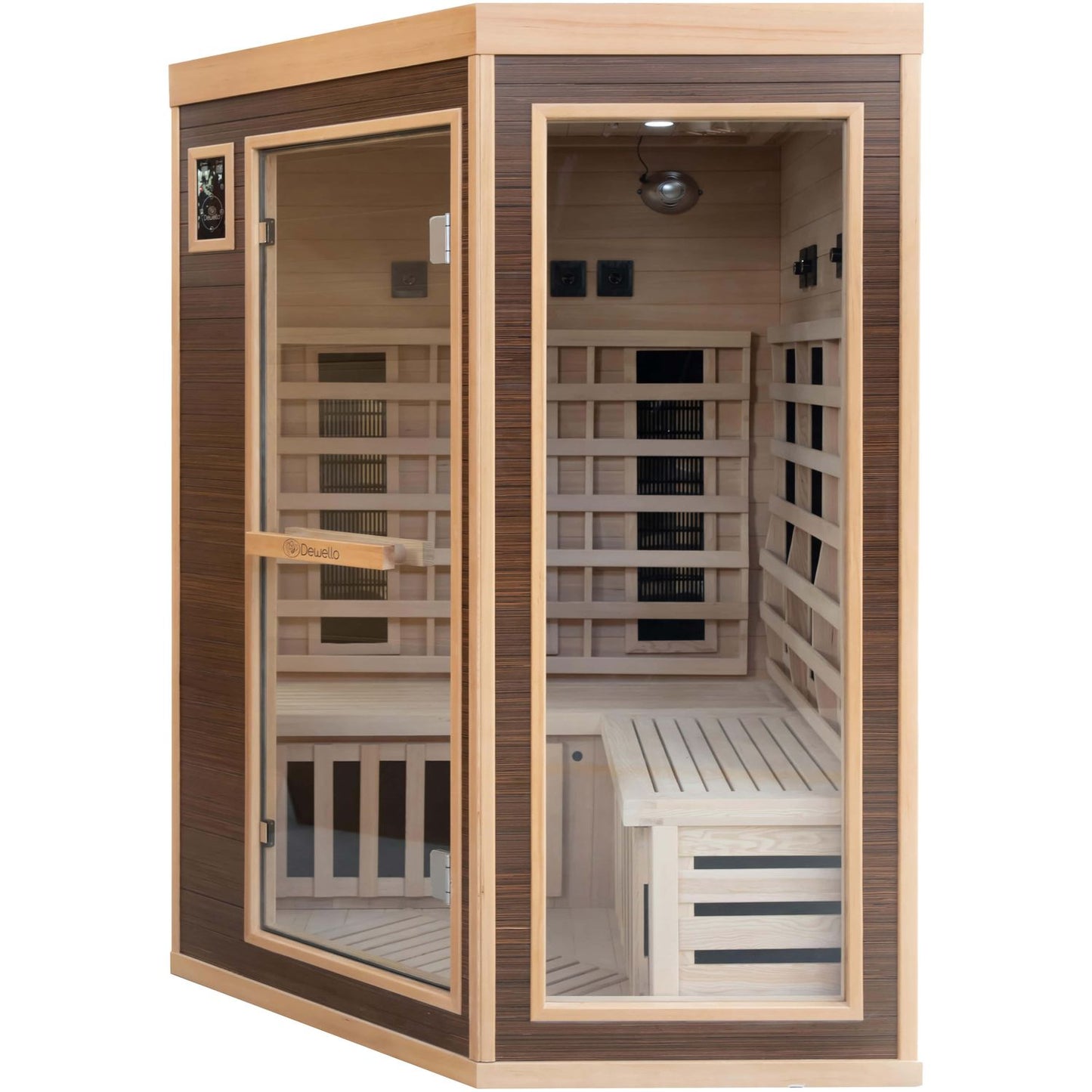 Dewello Infrarotkabine MONTREAL 140x140 Dual-Therm bei TroniTechnik