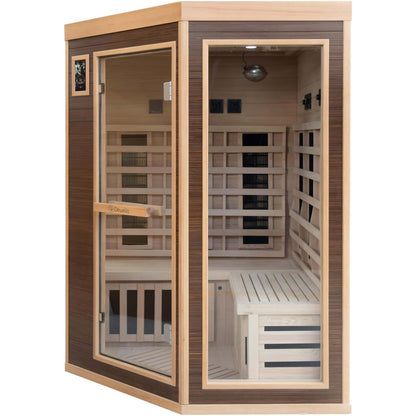 Dewello Infrarotkabine MONTREAL 140x140 Dual-Therm bei TroniTechnik