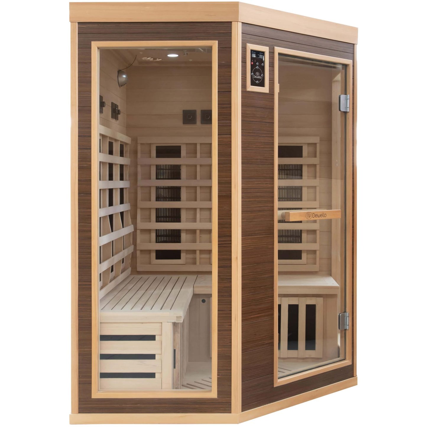 Dewello Infrarotkabine MONTREAL 140x140 Dual-Therm bei TroniTechnik