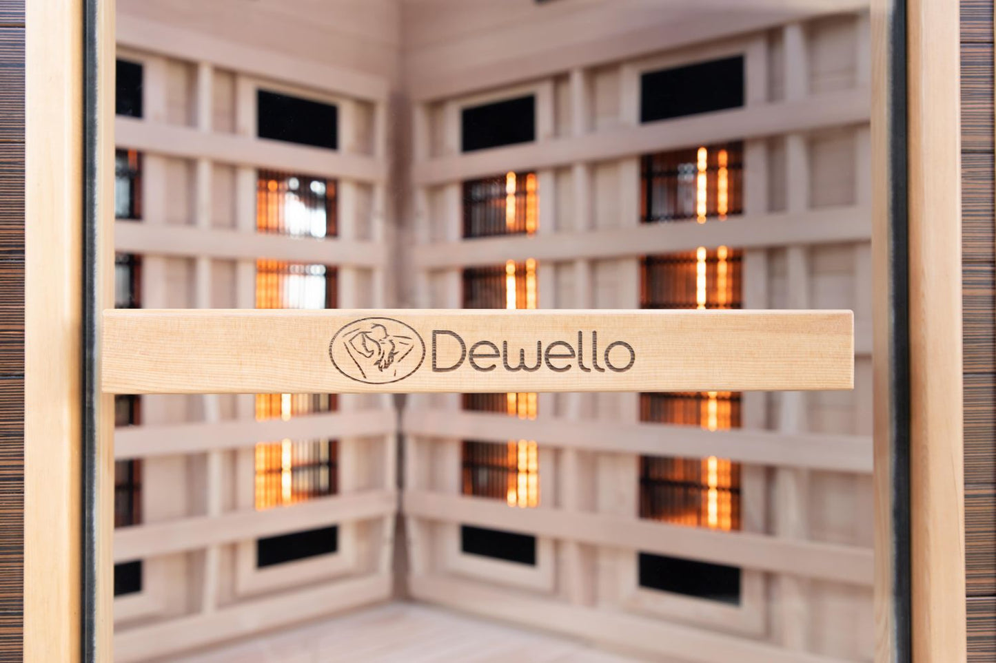 Dewello Infrarotkabine MONTREAL 140x140 Dual-Therm bei TroniTechnik